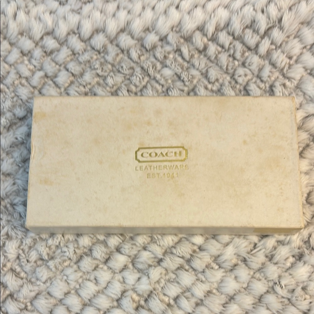 🖤 Vintage 2001 COACH Leatherware Black Signature Wallet – NWT / Never Used 🖤 - Picture 3 of 12